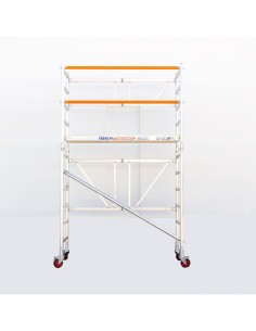 Andamio plegable de aluminio 75x190 - 4,20 m Altura de trabajo 2