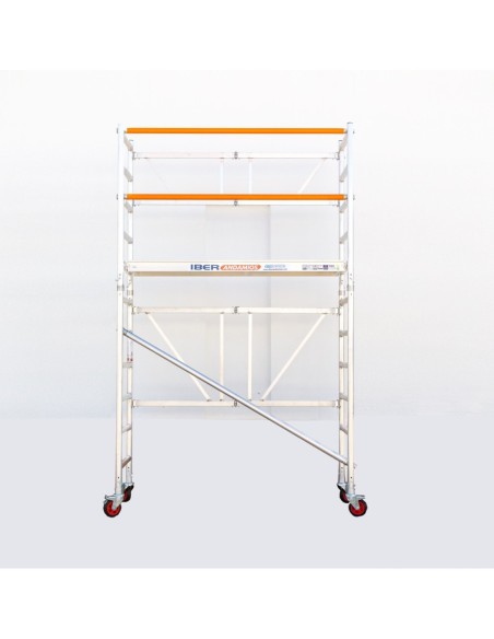 Andamio plegable de aluminio 75x190 - 4,20 m Altura de trabajo