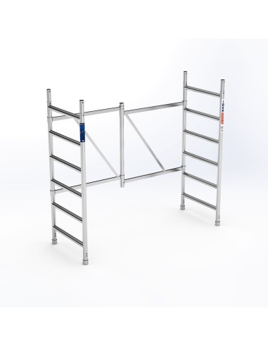 Unidad plegable para andamios de 75 cm y 6 peldaños | XTREM