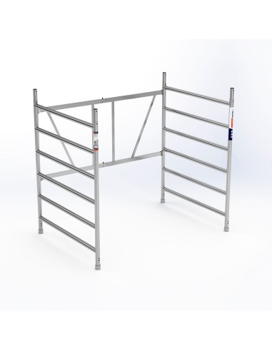 Unidad plegable para andamios de 135 cm y 6 peldaños