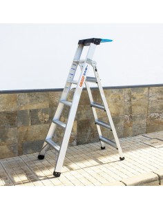 Escalera multiposición 3 en 1 - 9 peldaños | IBERANDAMIOS