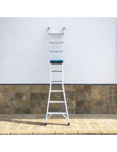 Escalera multiposición 3 en 1 - 9 peldaños | IBERANDAMIOS