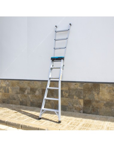 Escalera multiposición 3 en 1 - 9 peldaños | IBERANDAMIOS