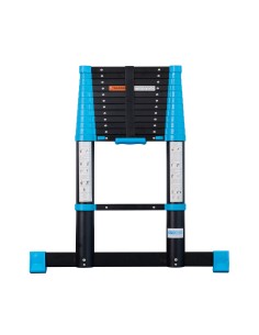 Escalera telescópica Black and Blue de 3,8 m – 13 peldaños | IBEREANDAMIOS
