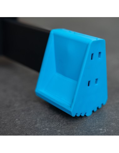 Escada Telescópica Preta e Azul de 3,8 m – 13 Degraus | IBERANDAMIOS