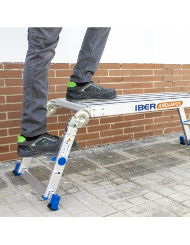 Plataforma de trabalho rebatível X-STEP 148 x 51 x 47 cm
