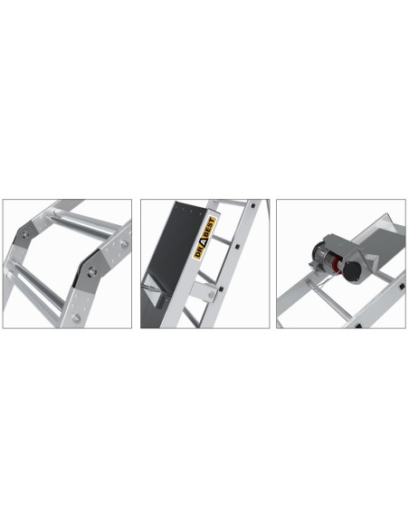 Elevador de escalera eléctrico para transportar paneles solares