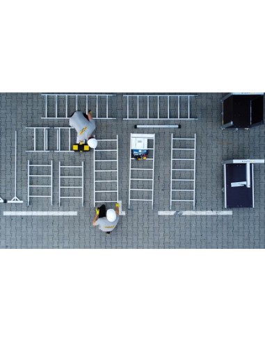 Elevador de escadas elétrico para transporte de painéis solares