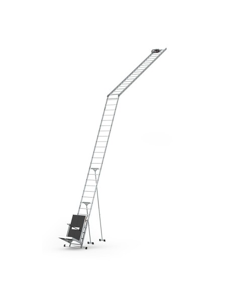 Elevador de escadas elétrico para transporte de painéis solares