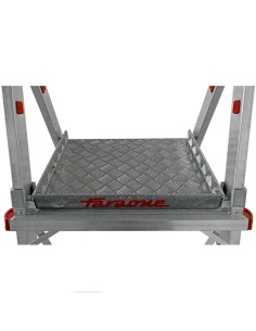 Escalera plegable PL-C3 de aluminio y altura regulable - Faraone 2