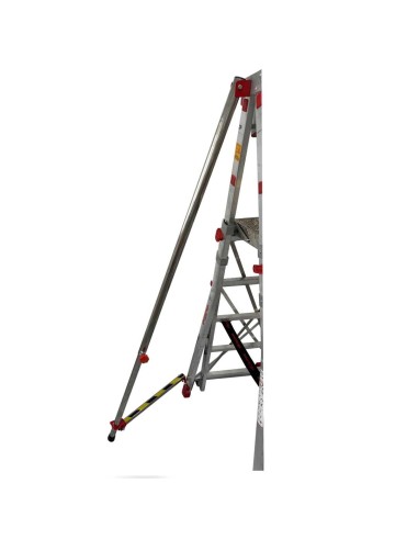 Escalera plegable PL-C3 de aluminio y altura regulable - Faraone