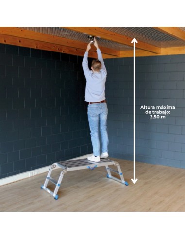 Plataforma de trabajo X-STEP plegable 148 x 51 x 47 cm