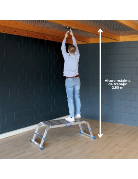 Plataforma de trabajo X-STEP plegable 148 x 51 x 47 cm