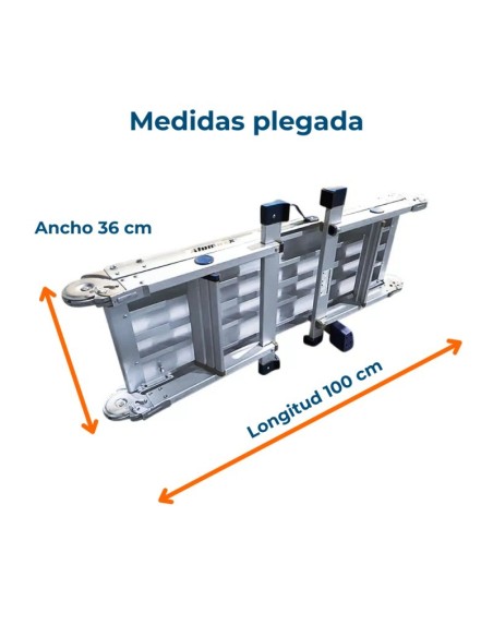 Plataforma de trabajo X-STEP plegable 148 x 51 x 47 cm