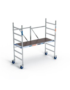 Andamio Plegable de aluminio 75x190 3m altura trabajo sin trampilla - XTREM