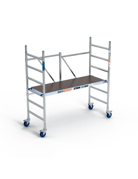 Andaime dobrável em alumínio 75x190 3m altura de trabalho sem alçapão - XTREM
