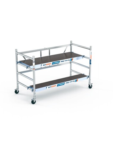 Andamio plegable de aluminio READY 90x190 - 3 m Altura de trabajo