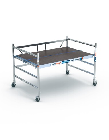 Andaime dobrável em alumínio READY 135x190 - 3 m de altura de trabalho