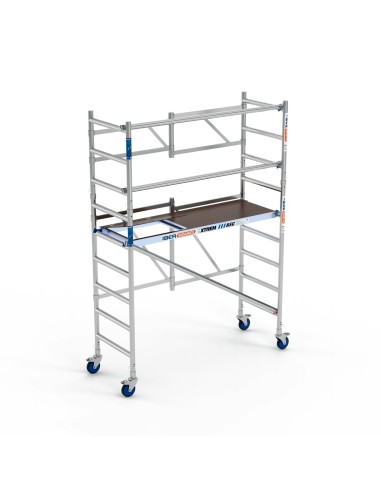 Andamio Plegable de aluminio 75x190 3,65m altura trabajo con barras - XTREM