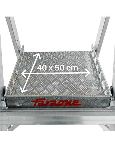 Escada dobrável em alumínio PLS-C5 - Faraone