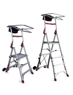 Escada dobrável em alumínio PLS-C3 - Faraone