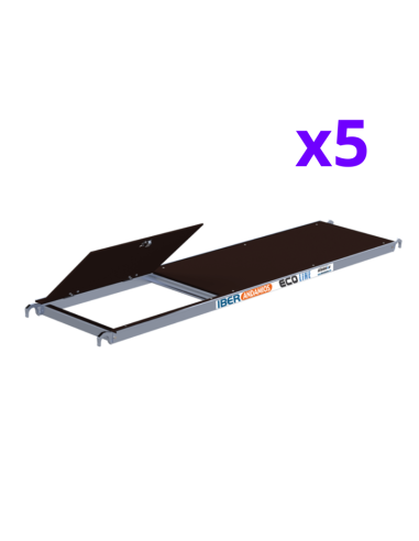 Andaime móvel tipo torre 135x250x1220 m | ECO LINE