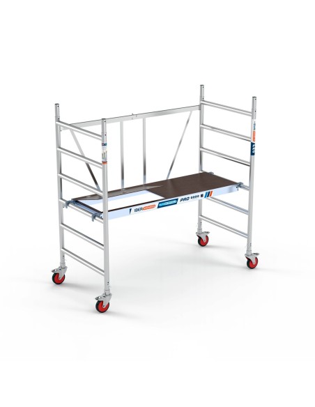 Andamio plegable de aluminio 90x190 - 3 m Altura de trabajo con trampilla