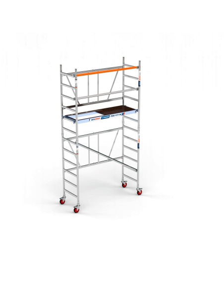 Andamio plegable de aluminio 75x190 - 4,70 m Altura de trabajo