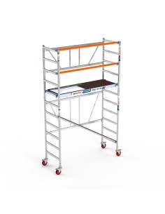 Andamio plegable de aluminio 75x190 - 4,20 m Altura de trabajo