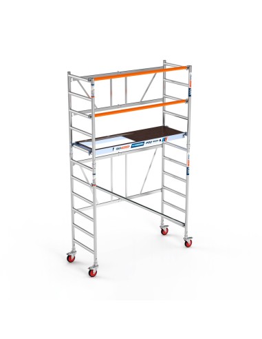 Andamio plegable de aluminio 75x190 - 4,20 m Altura de trabajo