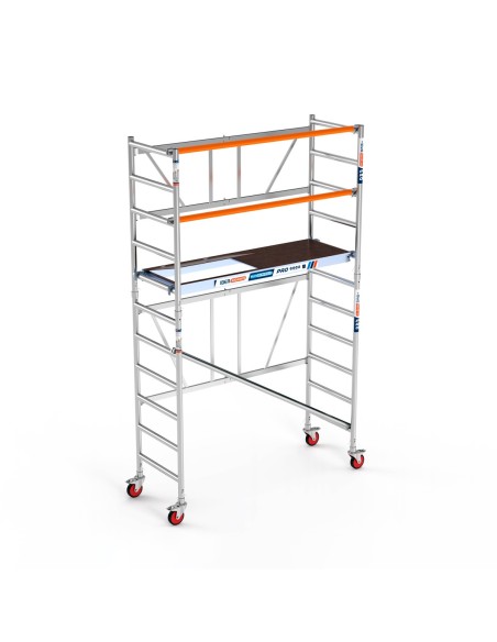 Andamio plegable de aluminio 75x190 - 4,20 m Altura de trabajo