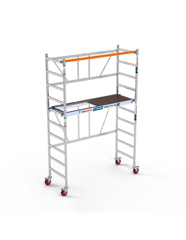 Andamio plegable de aluminio 75x190 - 3,85 m Altura de trabajo