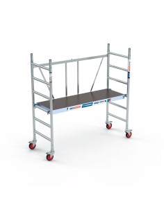 Andamio plegable de aluminio 75x190 - 3 m Altura de trabajo sin trampilla