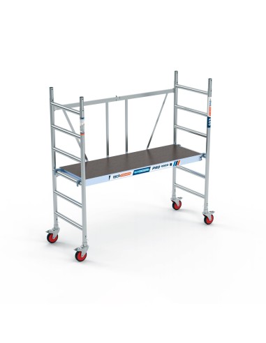 Andamio plegable de aluminio 75x190 - 3 m Altura de trabajo sin trampilla