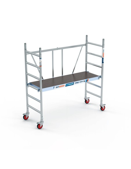 Andamio plegable de aluminio 75x190 - 3 m Altura de trabajo sin trampilla