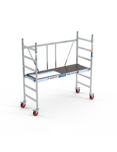 Andamio plegable de aluminio 75x190 - 3 m Altura de trabajo con trampilla