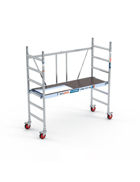 Andamio plegable de aluminio 75x190 - 3 m Altura de trabajo con trampilla