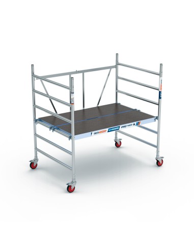 Andamio plegable de aluminio 135x190 - 3 m Altura de trabajo sin trampilla