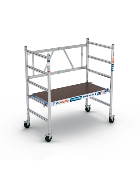 Andaime rebatível 75x150 3m de altura de trabalho sem portinhola –  COMPACT Módulo 1