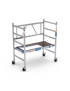 Andaime rebatível 75x150 3m de altura de trabalho com portinhola –  COMPACT Módulo 1