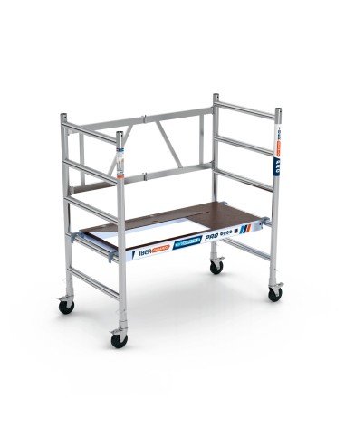 Andaime rebatível 75x150 3m de altura de trabalho com portinhola –  COMPACT Módulo 1