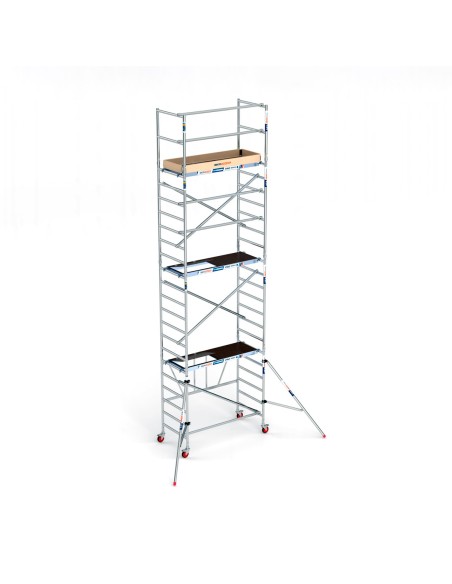 Andaime COMBI 90x190 7,50m de altura de trabalho com estabilizadores