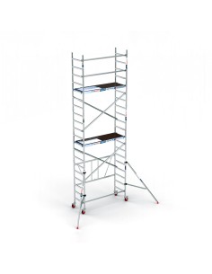 Andaime COMBI 75x190 6,50m de altura de trabalho com estabilizadores