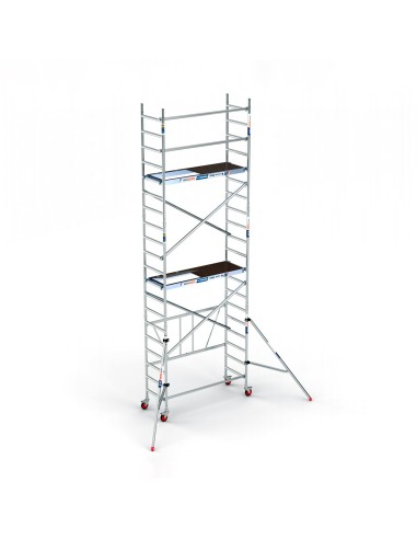 Andaime COMBI 75x190 6,50m de altura de trabalho com estabilizadores