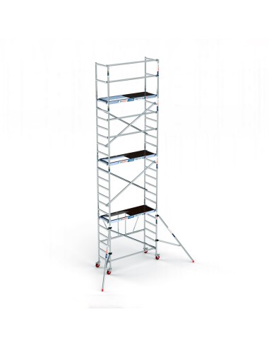 Andaime COMBI 75x190 7,50m alt. trabalho com estabilizadores