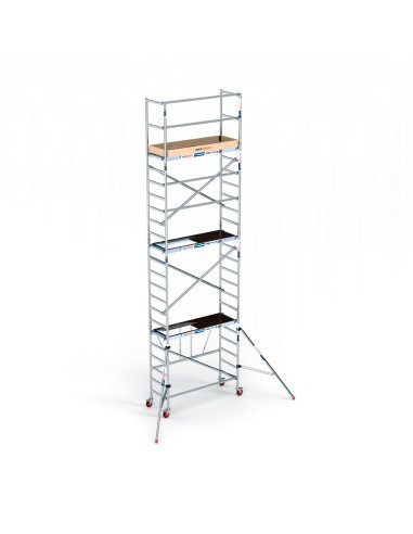 Andaime COMBI 75x190 7,50m com estabilizadores e rodapés