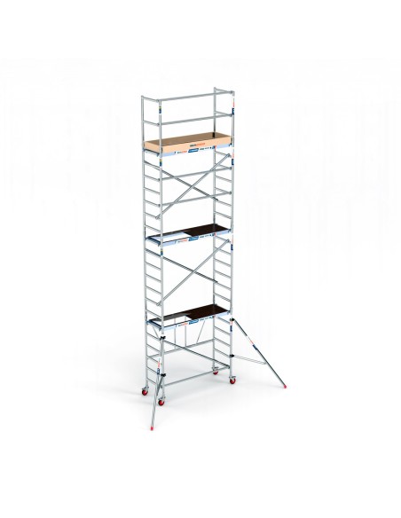 Andaime COMBI 75x190 7,50m com estabilizadores e rodapés