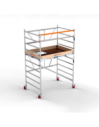 Andaime dobrável 135x190 - 3,85 m com e sem portinhola e barras