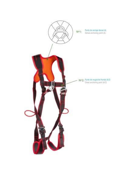 Arnés anticaídas 21-C Atex Plus