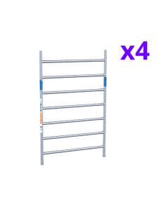 Andaime móvel tipo torre 135x190x620 m | ECO LINE 2